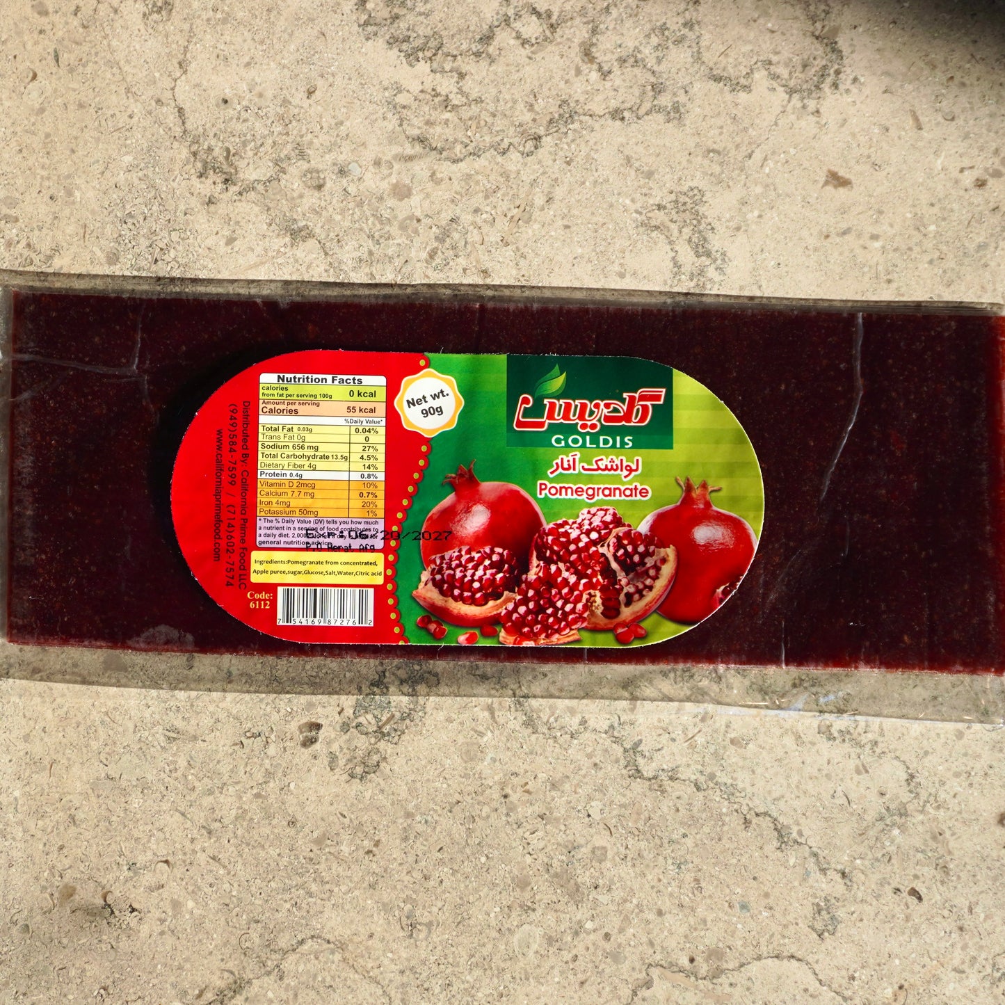 Pomegranate Lavashak Sheet
