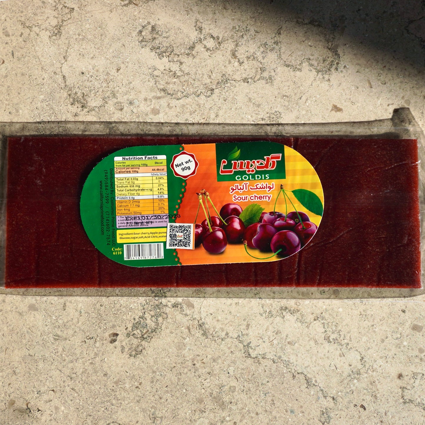 Sour Cherry Lavashak Sheet