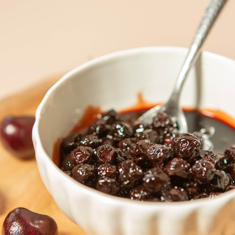 
                      
                        Tub of Juicy Sour Cherries
                      
                    