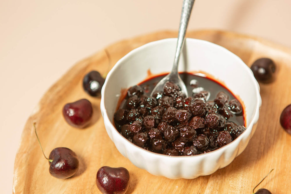 
                      
                        Tub of Juicy Sour Cherries
                      
                    