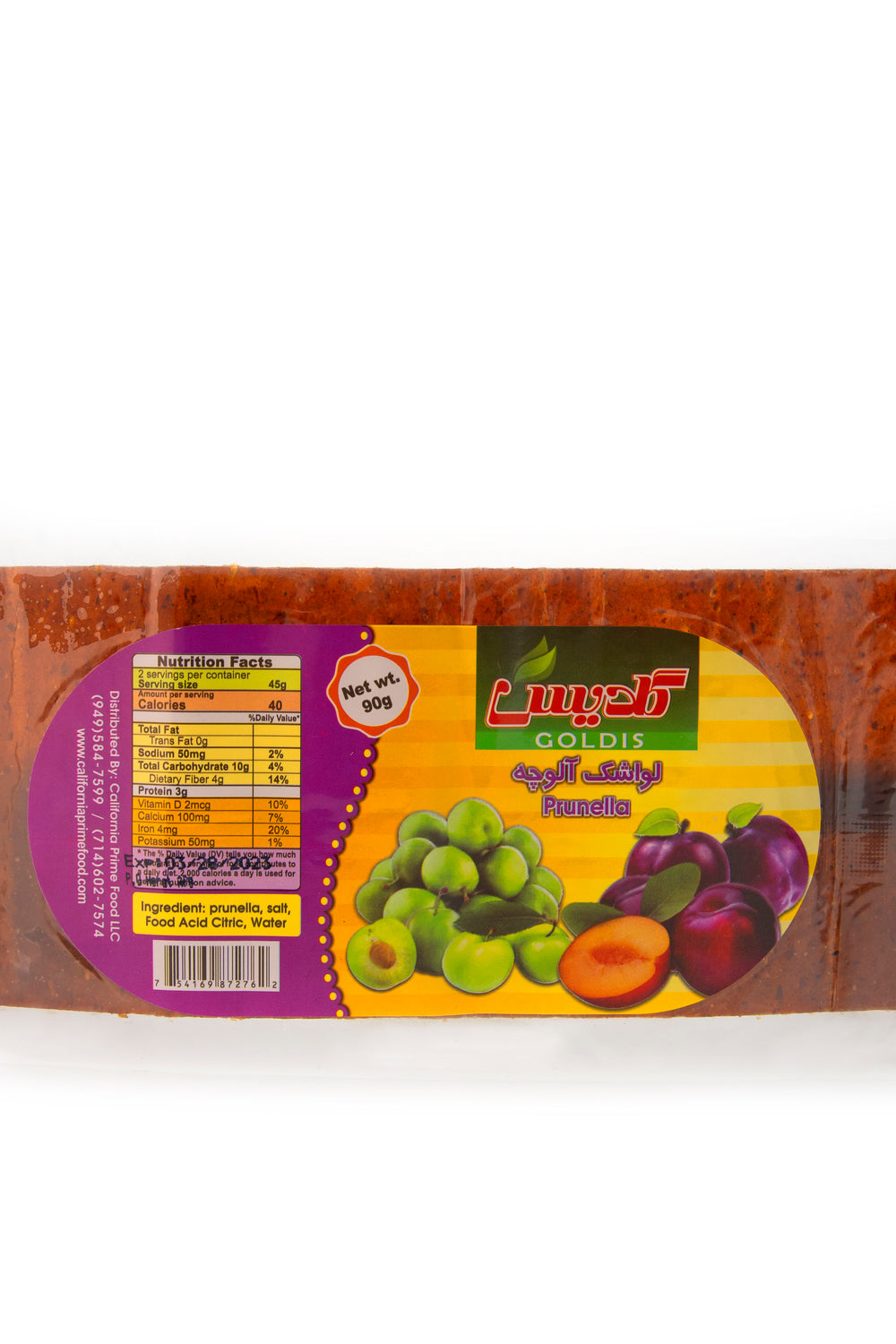 Prunella Sour Plum Lavashak Sheet